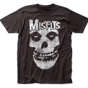 Misfits Distressed Skull Tee Shirt Music Band Graphics Unisex Tshirt